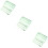 6Pcs Green Math Measurement Template Rulers Draft Rulers 9