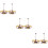 6Pz Mini Lampade Magnetiche in Metallo Per Micro Ambienti 11