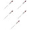 5Pcs Aquarium Salinity Meter Glass Hydrometer Water Quality Tester 9