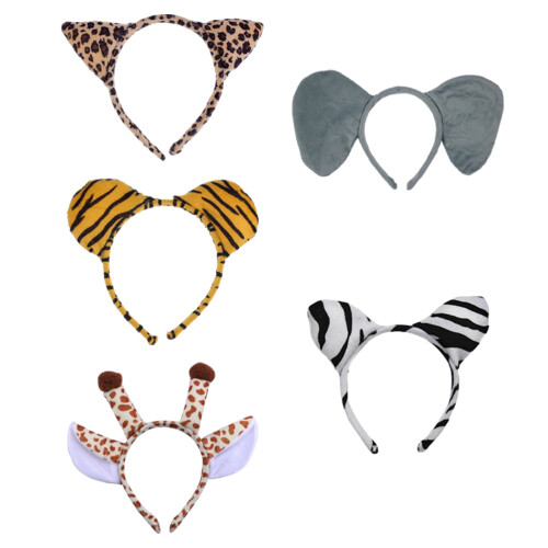 10Pz Animali in Peluche Multicolori Per