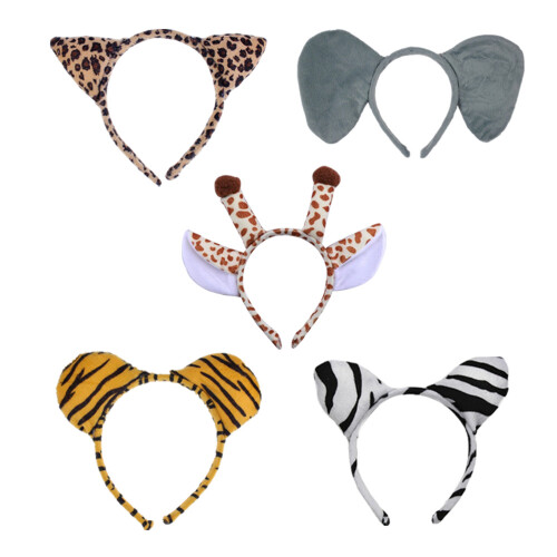 10Pz Animali in Peluche Multicolori Per 2