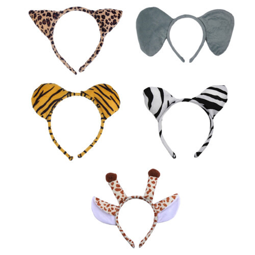10Pz Animali in Peluche Multicolori Per 1