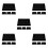 20Pz Inserti Organizer Anelli in Spugna Nera Protettiva Per Gioielli 7