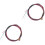 2Pcs Acoustic Guitar Steel Brass Strings Multi Colored Bright Sound 3