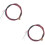 2Pcs Acoustic Guitar Steel Brass Strings Multi Colored Bright Sound 6