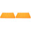 2Pcs Orange Tool Bit Storage Rack Plastic Holder for Drill Bits 2