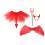 4Set Completo Costume Per Con Fascia E Gonna 3