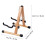 Base Chitarra Marrone Legno E Antiscivolo 3