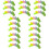 105Pcs Durable Flute Protective Covers Easy-Install ABS Flute Supplies 8