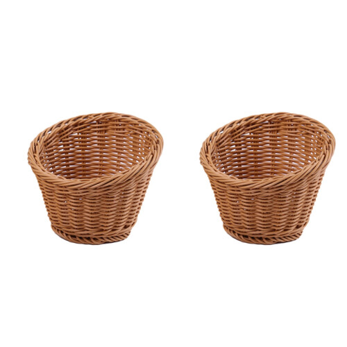 2Pz Cesti Rattan Design Creativo Per Casa 1