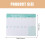 5Pz Agenda Calendario Bianco Planner Per Casa 4