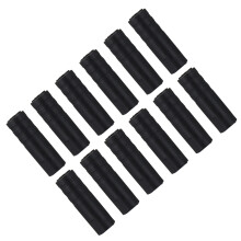 200Pcs Black Brake Cable Caps for Bikes Durable Plastic End Protectors