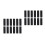 200Pcs Black Brake Cable Caps for Bikes Durable Plastic End Protectors 8