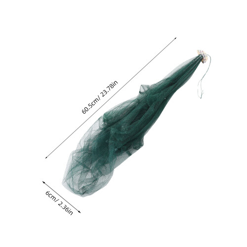 2Pcs Fishing Net Foldable Green Light Weight Strong Design 1