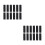 200Pcs Black Brake Cable Caps for Bikes Durable Plastic End Protectors 4