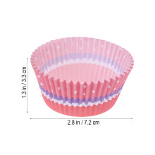200Pz Coppette Carta Rosse Per Cupcake Feste E Occasioni Speciali