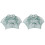 2Pcs Fishing Net Foldable Green Light Weight Strong Design 3