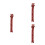 3Pcs Portable Red Drumstick Organizer Case Compact for Home Use 4