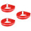 3Pcs Adjustable Red LED Arm Safety Strap Glowing Night Running Armband 7