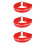 3Pcs Adjustable Red LED Arm Safety Strap Glowing Night Running Armband 8