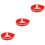 3Pcs Adjustable Red LED Arm Safety Strap Glowing Night Running Armband 5