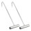 6Pcs Metal Manhole Lifter Hooks Rust Resistant Silver Manhole Lid Hook 1