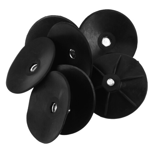 16Pcs Rubber Silicone Suction Cups for Boxing Bag Sturdy Black Base