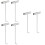 6Pcs Metal Manhole Lifter Hooks Rust Resistant Silver Manhole Lid Hook 9