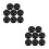 16Pcs Rubber Silicone Suction Cups for Boxing Bag Sturdy Black Base 7