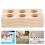 2Pcs Multi-Grid Wooden Insect Pins Holder Box for Specimen Preparation 9