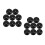 16Pcs Rubber Silicone Suction Cups for Boxing Bag Sturdy Black Base 6