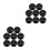 16Pcs Rubber Silicone Suction Cups for Boxing Bag Sturdy Black Base 10