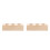 2Pcs Multi-Grid Wooden Insect Pins Holder Box for Specimen Preparation 8