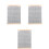 3Pcs Guitar Learning Guide Wall Chart White Coated Paper for Beginners 3