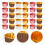 400Pcs Paper Cake Holders Disposable Baking Cups Assorted Colors 11