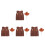 4Sets Assorted Color Cowboy Costume Set for Parties Comfortable Fabric 5