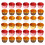 400Pcs Paper Cake Holders Disposable Baking Cups Assorted Colors 2