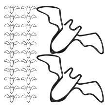 240Pz Clip Nere A Pipistrello Per Archiviazione E Segnalibri