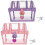6Pcs Assorted Color Pirate Style Plastic Treasure Chest Decor 3