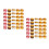 400Pcs Paper Cake Holders Disposable Baking Cups Assorted Colors 3