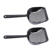 4Pcs Washable Black Cat Poop Scooper Practical Pet Cleaning Tool