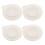 8Pz Tovagliette Silicone Bianco Per Con Ventose Sicurezza 1