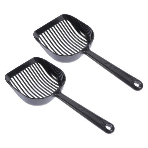 4Pcs Washable Black Cat Poop Scooper Practical Pet Cleaning Tool 2