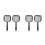4Pcs Washable Black Cat Poop Scooper Practical Pet Cleaning Tool 9