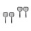 4Pcs Washable Black Cat Poop Scooper Practical Pet Cleaning Tool 5