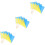 12Pcs Assorted Bright Color Commanding Flags for Sports and Army Use 7