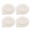 8Pz Tovagliette Silicone Bianco Per Con Ventose Sicurezza 3