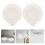 8Pz Tovagliette Silicone Bianco Per Con Ventose Sicurezza 11