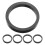 10Pz Set Spessori Nero Per Manubrio Bici E Strada 3