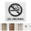 10Pz No Smoking Autoadesivi Impermeabili Per Pubblici 11